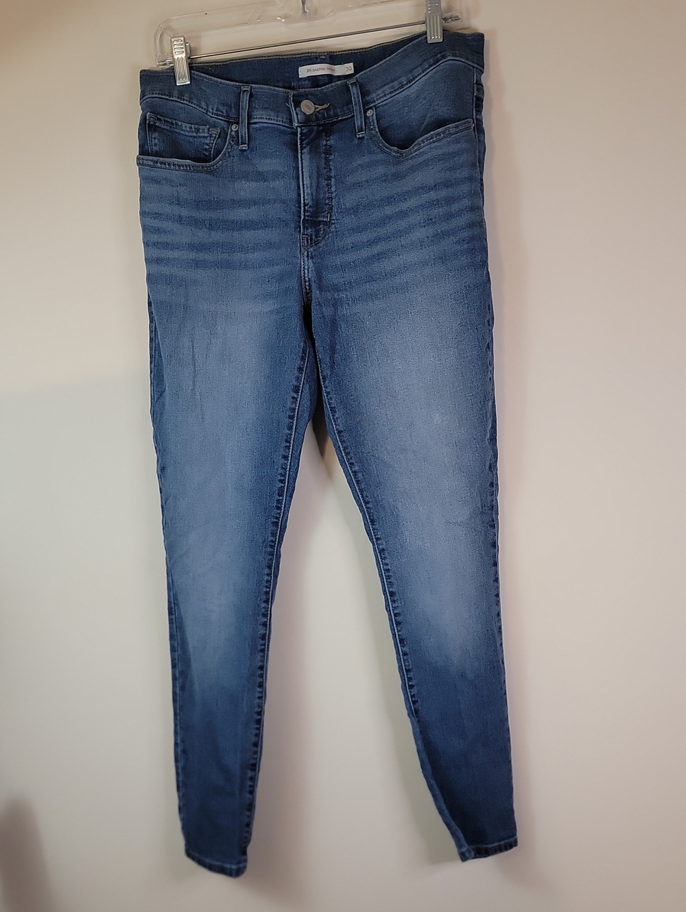 Women's Mid-Rise Blue Skinny Jeans